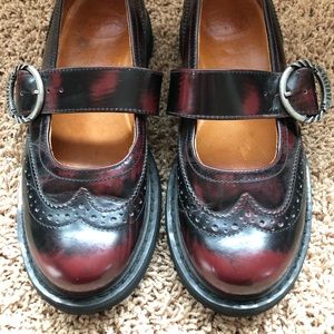 Fluevog 7th Heaven, Angels Wingtip Mary Jane